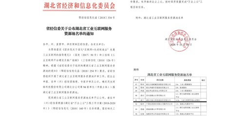 重磅｜天助網(wǎng)成功入選湖北省工業(yè)互聯(lián)網(wǎng)服務(wù)資源池 咸寧地區唯一一家
